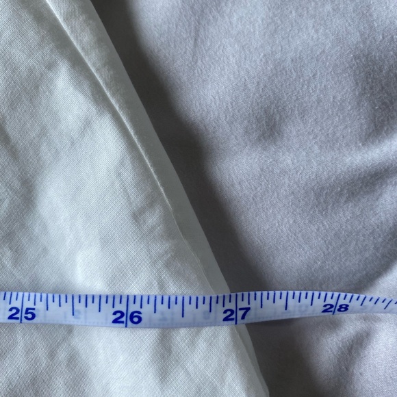 Anthropologie Ruffled V-Neck White Mini Dress size XS *NWT* - Picture 11 of 13